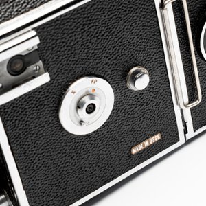 A Kiev 88 with Zodiak-B 30mm F3.5 fisheye lens, waist-level viewfinder and film back — photo 10