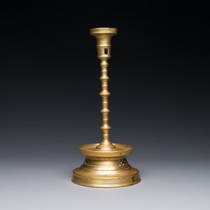 A knotted bronze candlestick, Southern Netherlands, probably 16th C. — photo 1