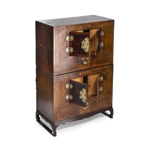A Korean brass-mounted two-tier cabinet — photo 2