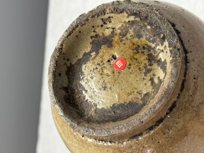 A Korean cream-glazed bottle vase — photo 13