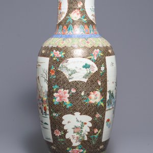 A large and fine Chinese famille rose vase, 19th C. — 照片 2