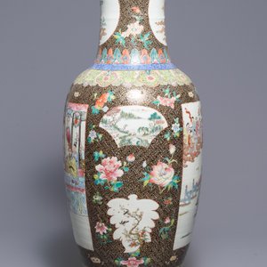 A large and fine Chinese famille rose vase, 19th C. — 照片 4