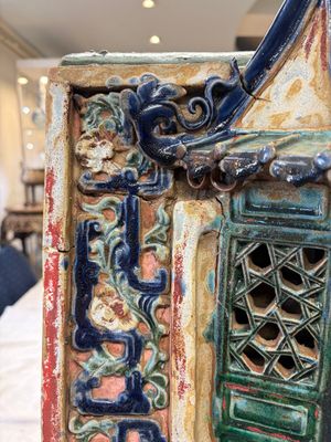 A large and fine Chinese polychrome-glazed Shiwan stoneware group of immortals, 19th C. — photo 11
