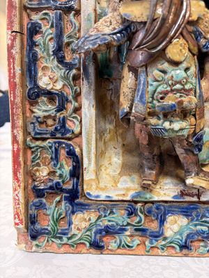 A large and fine Chinese polychrome-glazed Shiwan stoneware group of immortals, 19th C. — photo 13