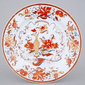 A large and perfect Chinese export porcelain dish, Yongzheng, 1722-1735 — photo 1