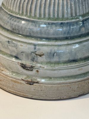 A large Annamese or Vietnamese blue and white inscribed altar vase, 16th C. — photo 11