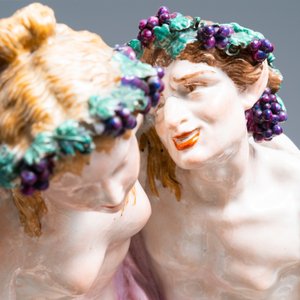 A large 'Bacchus' group, Meissen-style porcelain, late 19th C. — 照片 7