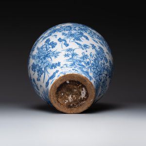 A large blue and white Delftware chinoiserie vase, Delft or Frankfurt, 17th C. — photo 6