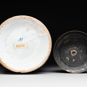 A large blue and white Dutch Delft albarello, inscribed 'Rosar:Pallidar', 18th C. — foto 4