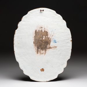 A large blue and white Dutch Delft 'biblical subject' plaque, 18th C. — photo 2