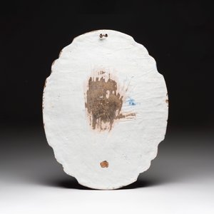 A large blue and white Dutch Delft plaque with the biblical scene of Abigail and David, 18th C. — 照片 2