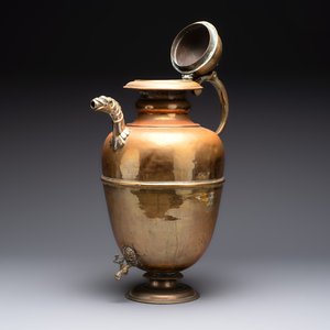 A large brass ewer with dragon-form spout, Italy, ca. 1600 — photo 1