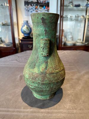 A large bronze arrow vase, 'touhu 投壺', Song/Yuan — foto 2