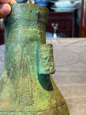 A large bronze arrow vase, 'touhu 投壺', Song/Yuan — foto 8