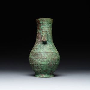 A large bronze arrow vase, 'touhu 投壺', Song/Yuan — foto 2