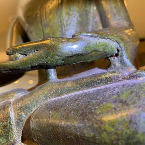 A large Burmese bronze figure of Buddha, 17/18th C. — 照片 9