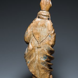 A large carved oak sculpture of a bishop, Flanders, 16th C. — photo 4