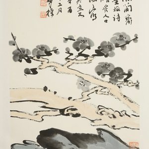 A large Chinese album with paintings of blossoming branches, 19/20th C. — photo 4
