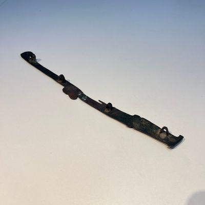A large Chinese archaic bronze dragon-shaped fitting, early Western Zhou — photo 4