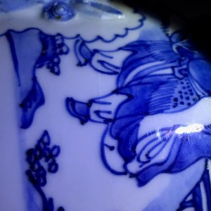 A large Chinese blue and white '8 immortals' censer, Wanli — 照片 19