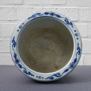 A large Chinese blue and white '8 immortals' censer, Wanli — 照片 31