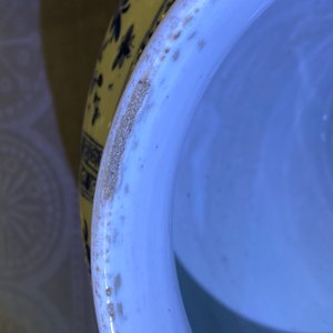 A large Chinese blue and white baluster jar with wooden cover and stand, kangxi — photo 13