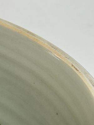 A large Chinese blue and white 'birds, bamboo and flowers' brush pot, Transitional period — foto 16