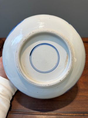 A large Chinese blue and white 'Buddhist' censer, Kangxi — photo 13