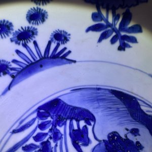 A large Chinese blue and white 'ducks' bowl, Wanli — 照片 12