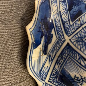A large Chinese blue and white five-piece garniture, Kangxi — 照片 23