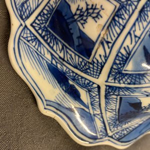 A large Chinese blue and white five-piece garniture, Kangxi — 照片 25