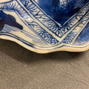 A large Chinese blue and white five-piece garniture, Kangxi — 照片 27