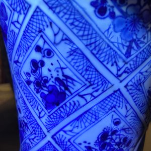 A large Chinese blue and white five-piece garniture, Kangxi — 照片 50