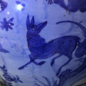 A large Chinese blue and white 'immortals' vase, Wanli — 照片 27