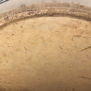 A large Chinese blue and white 'landscape' fish bowl, Qianlong — photo 40