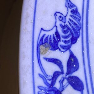 A large Chinese blue and white 'landscape' fish bowl, Qianlong — photo 10