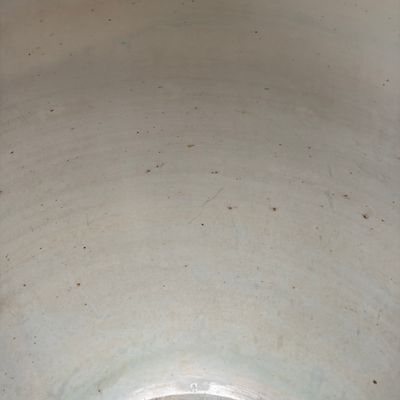A large Chinese blue and white 'Lotus Scroll' fish bowl — 照片 14