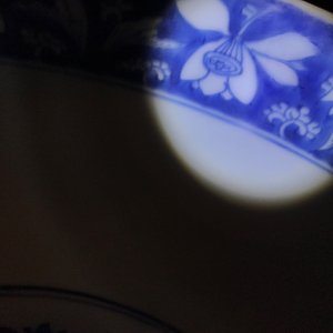 A large Chinese blue and white ornamental bowl, Kangxi — photo 9