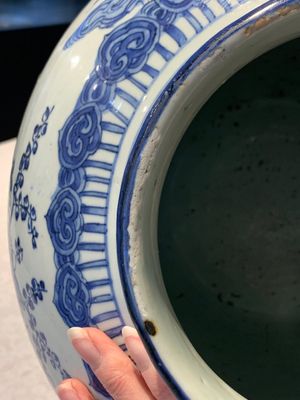 A large Chinese blue and white 'Three Friends of Winter' vase, Jiajing — 照片 19