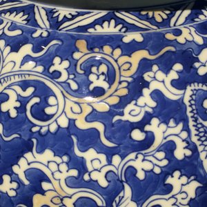A large Chinese blue and white triple gourd vase, Kangxi — 照片 12