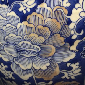 A large Chinese blue and white triple gourd vase, Kangxi — 照片 15