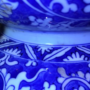 A large Chinese blue and white triple gourd vase, Kangxi — 照片 9