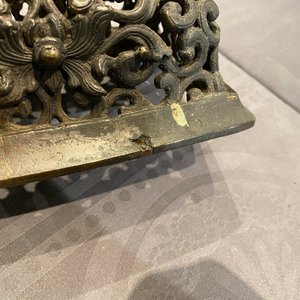 A large Chinese bronze censer and cover, Ming — 照片 21