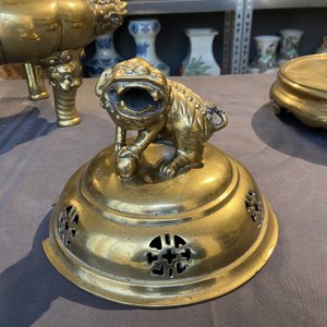 A large Chinese bronze censer and cover on stand, Xuande mark, 19th C. — 照片 16