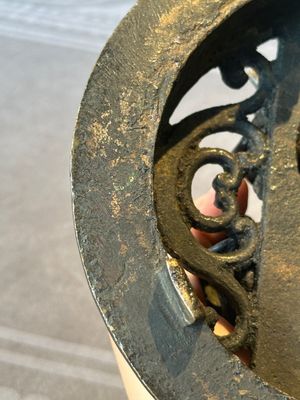 A large Chinese bronze censer and cover with a Buddhist lion, Ming — foto 15