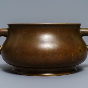 A large Chinese bronze censer, Xuande mark, 18th C. — 照片 2