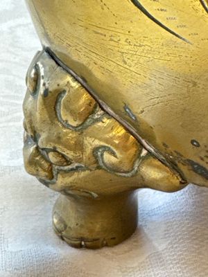 A large Chinese bronze 'Dragon' tripod censer, 19th C. — foto 15