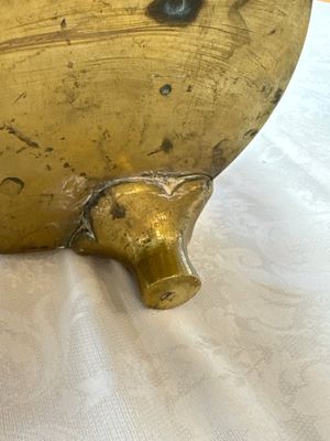 A large Chinese bronze 'Dragon' tripod censer, 19th C. — foto 22