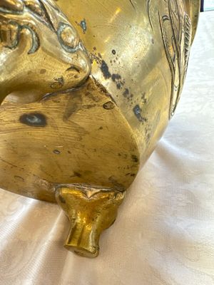 A large Chinese bronze 'Dragon' tripod censer, 19th C. — foto 25