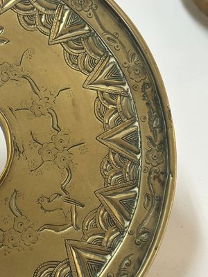 A large Chinese bronze 'Eight Immortals' censer and stand, Xuande mark, 19th C. — photo 21